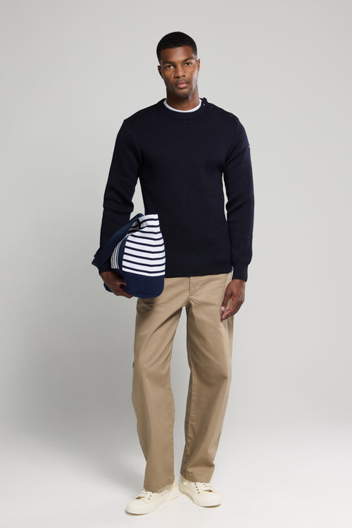 Pull marin uni Fouesnant - laine - Armor-lux - 3