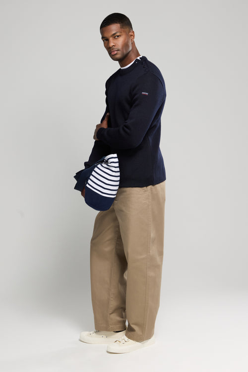 Pull marin uni Fouesnant - laine - Armor-lux - 5