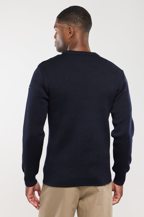 Pull marin uni Fouesnant - laine - Armor-lux - 4