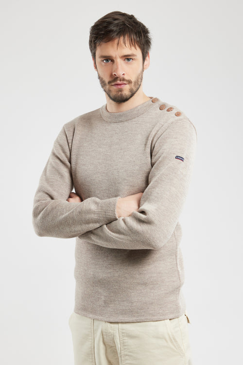 Fouesnant plain navy jumper - wool - Armor-lux - 4