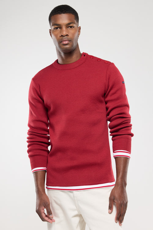 Pull marin uni Fouesnant - laine - Armor-lux - 5