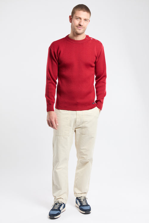 Einfarbiger Pullover im Marine-Stil  „Fouesnant“ - Armor-lux - 4