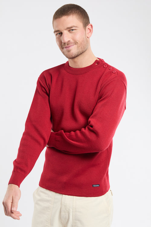 Pull marin uni Fouesnant - laine - Armor-lux - 1