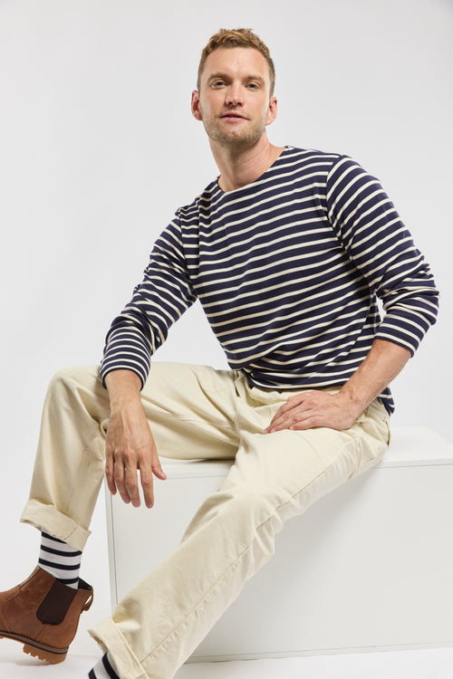Breton striped shirt - thick cotton - Armor-lux - 1