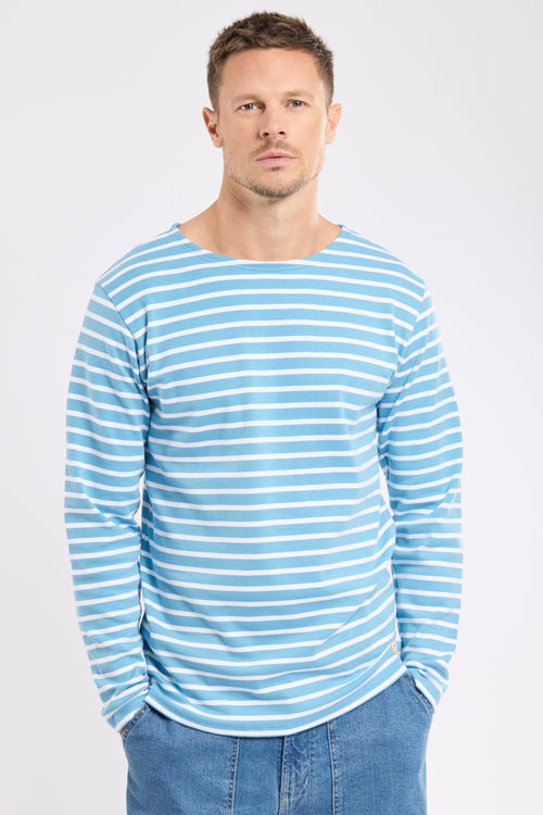 Houat striped shirt - thick cotton - Armor-lux - 4