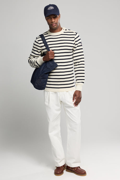 Pull marin rayé Fouesnant - laine - Armor-lux - 3