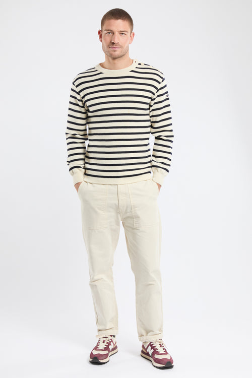 Pull marin rayé Fouesnant - laine - Armor-lux - 2