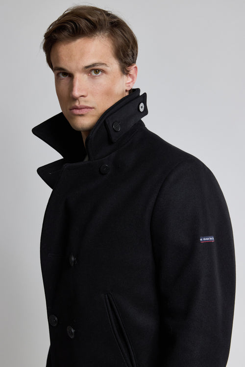 Cap Sizun pea coat - wool broadcloth - Armor-lux - 2