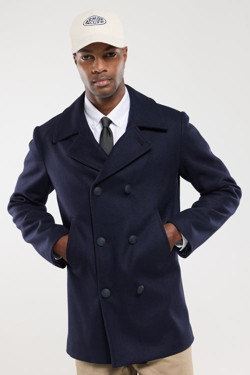 Cap Sizun pea coat - wool - Armor-lux - 5