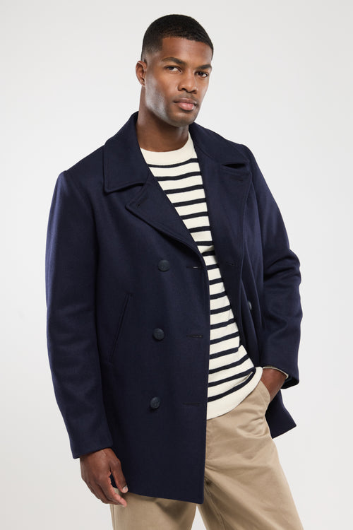 Cap Sizun pea coat - wool - Armor-lux - 2