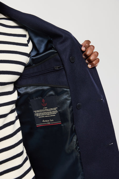 Cap Sizun pea coat - wool - Armor-lux - 4