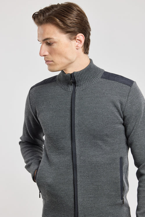 Cardigan mit Reißverschluss mit hoher Maschendichte - Armor-lux - 2