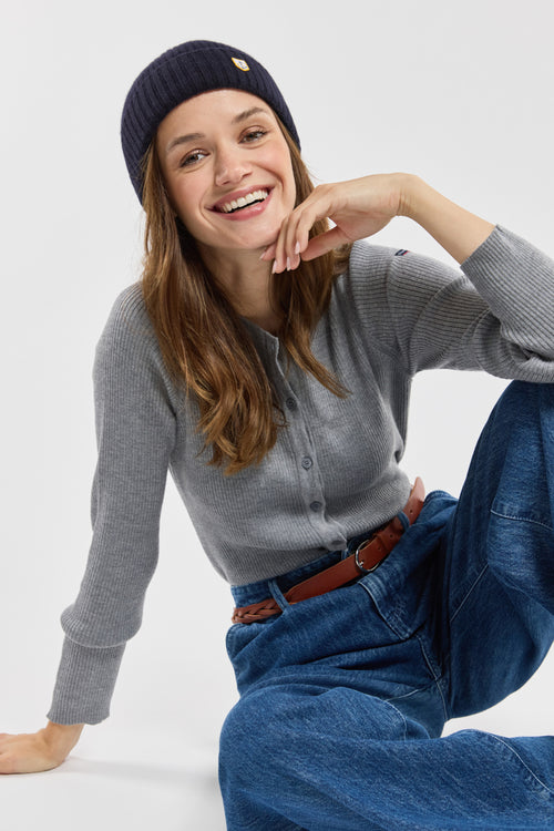 Cardigan Gaïa boutonné - laine - Armor-lux - 2