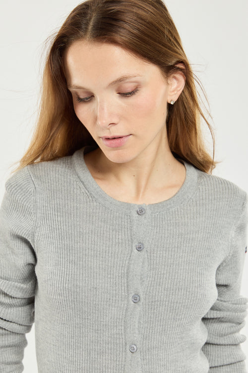 Geknöpfte Strickjacke - Merinowolle - Armor-lux - 2