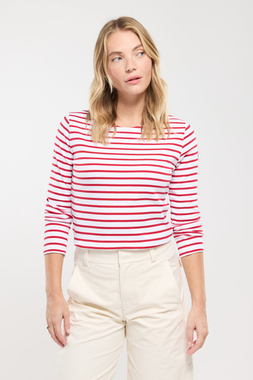 Breton striped shirt - thick cotton - Armor-lux - 1