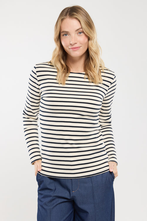 Breton striped shirt - thick cotton - Armor-lux - 1