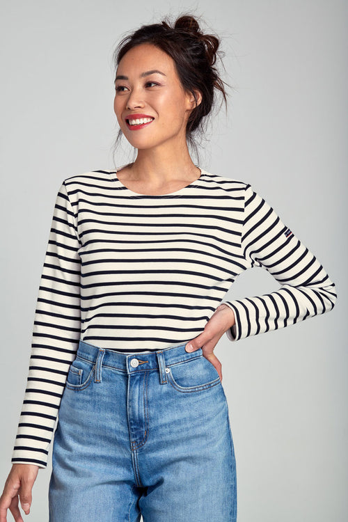 Breton striped shirt - thick cotton - Armor-lux - 1