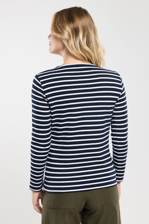 Lesconil Long-sleeve Breton striped shirt - Armor-lux - 4
