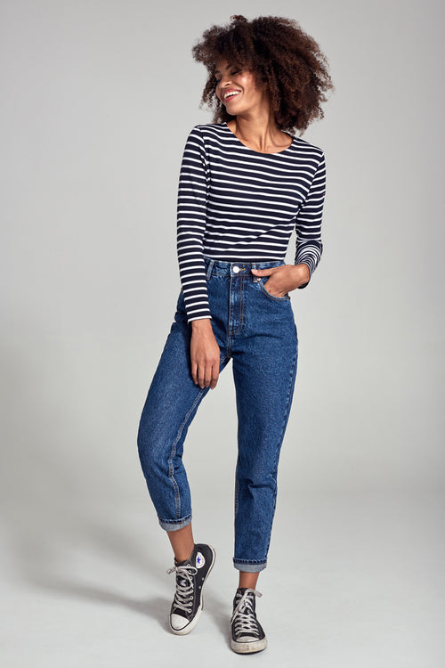 Lesconil Long-sleeve Breton striped shirt - Armor-lux - 2