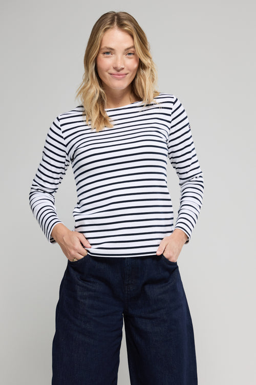 Breton striped shirt - thick cotton - Armor-lux - 1