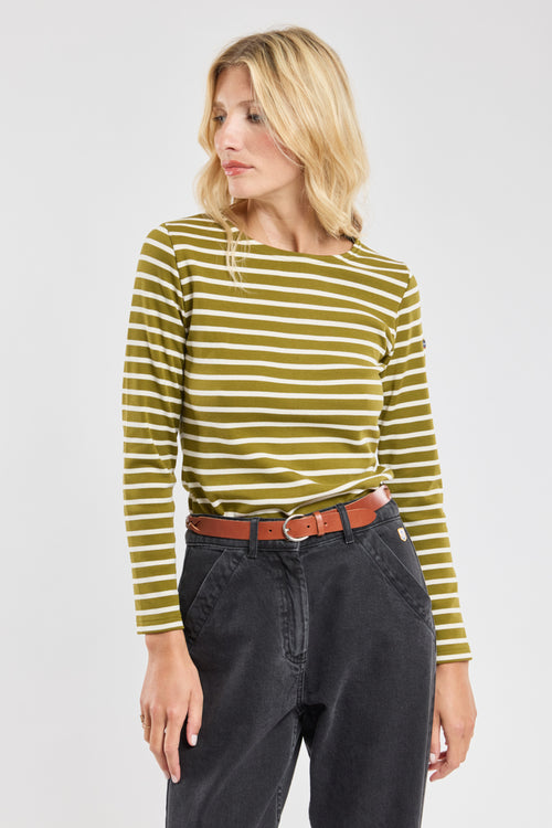 Lesconil Breton striped shirt - thick cotton - Armor-lux - 3