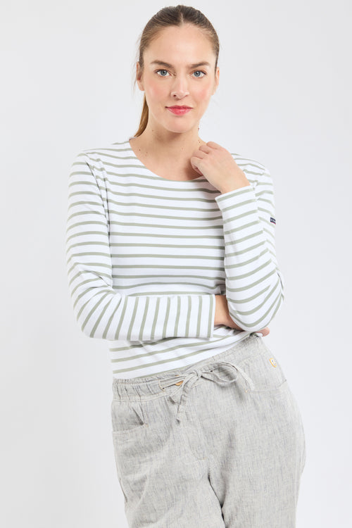 Lesconil Breton striped shirt - thick cotton - Armor-lux - 4