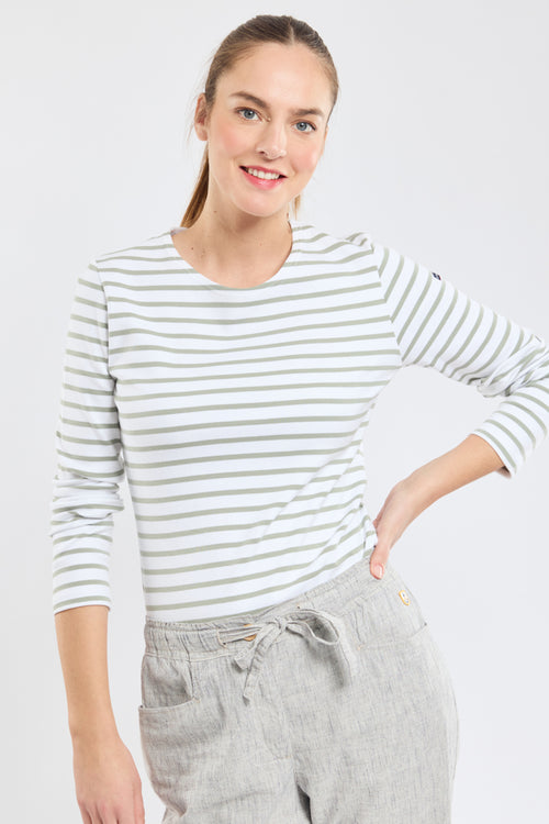 Lesconil Breton striped shirt - thick cotton - Armor-lux - 1