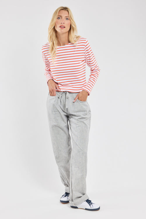 Lesconil Breton striped shirt - thick cotton - Armor-lux - 3