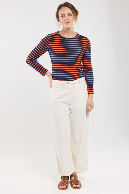 Lesconil Breton striped shirt - thick cotton - Armor-lux - 4