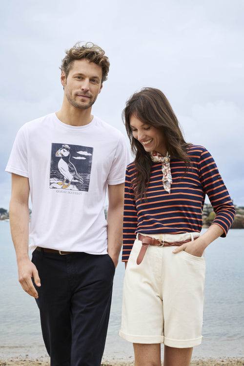 Lesconil Breton striped shirt - thick cotton - Armor-lux - 5
