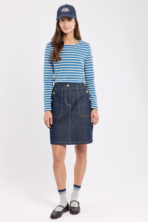 Lesconil Breton striped shirt - thick cotton - Armor-lux - 6