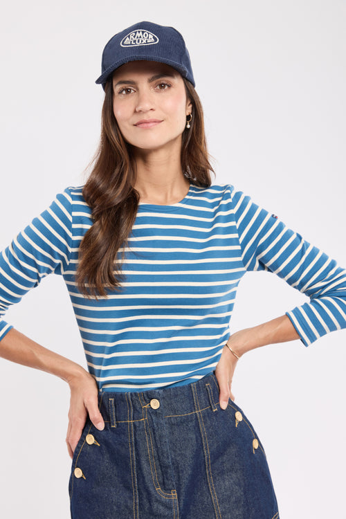 Lesconil Breton striped shirt - thick cotton - Armor-lux - 5