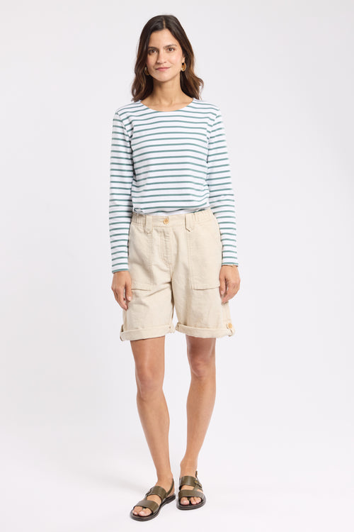 “Lesconil” striped shirt - thick cotton - Armor-lux - 3
