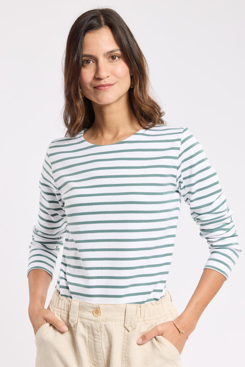 “Lesconil” striped shirt - thick cotton - Armor-lux - 1