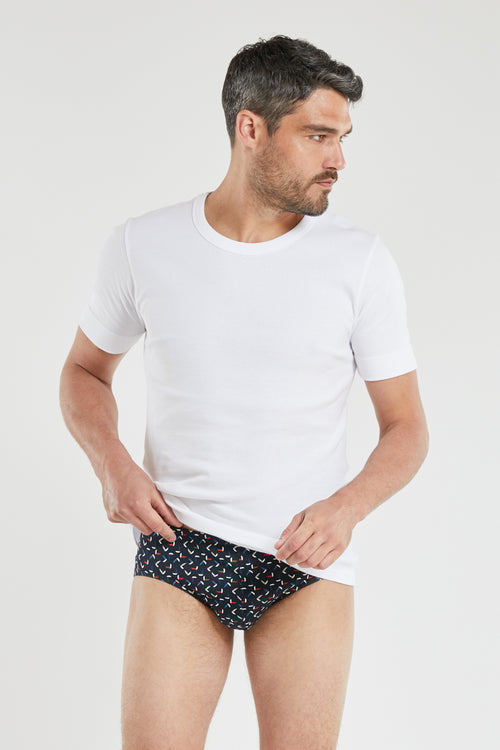 Slip mit Segelboot-Print – Baumwolle - Armor-lux - 1