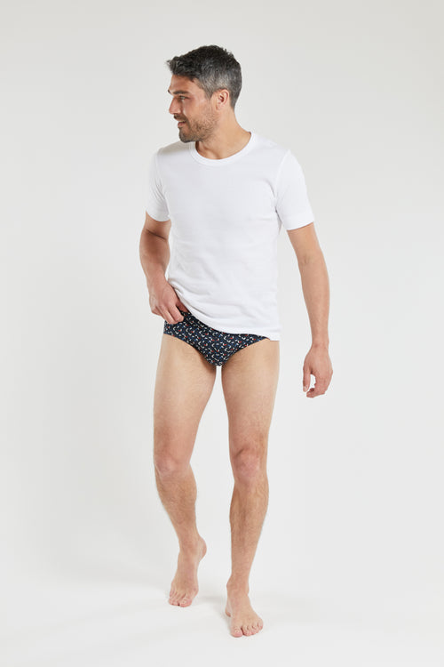Slip mit Segelboot-Print – Baumwolle - Armor-lux - 5