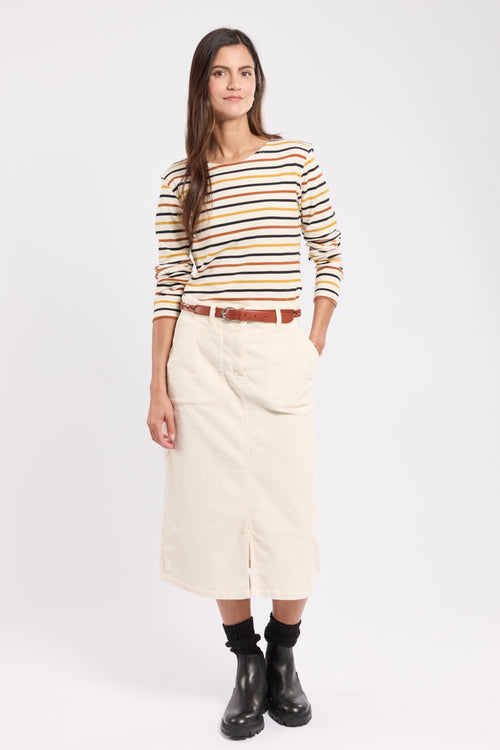 Three-colour Breton striped shirt - heavy cotton - Armor-lux - 3