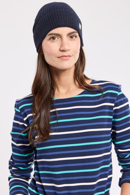 Three-colour Breton striped shirt - heavy cotton - Armor-lux - 2