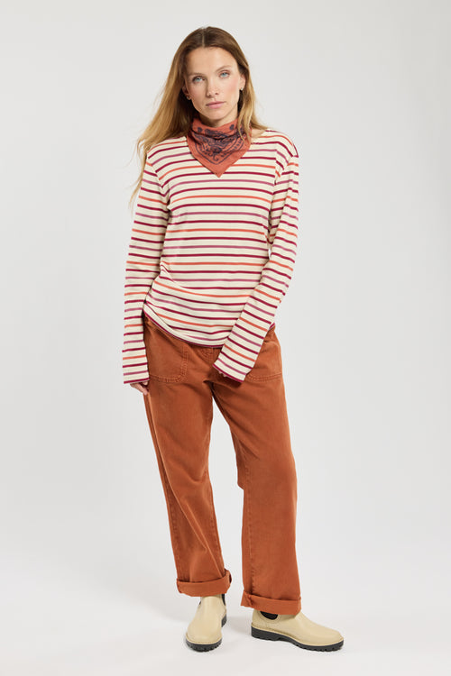 Babeth striped top - thick cotton - Armor-lux - 3