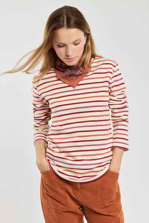 Babeth striped top - thick cotton - Armor-lux - 1