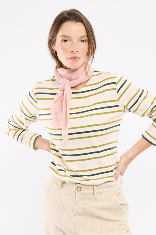Dreifarbiges Marineshirt - dicke Baumwolle - Armor-lux - 1