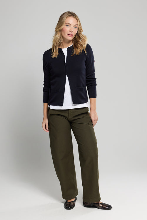 Cardigan col rond - Laine et acrylique - Armor-lux - 4