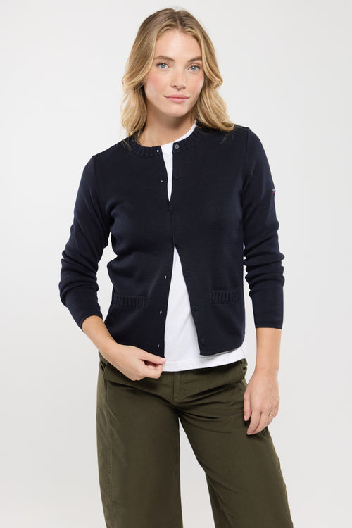 Cardigan col rond - Laine et acrylique - Armor-lux - 3
