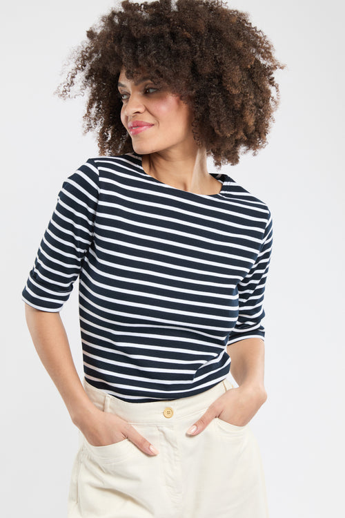 Breton striped shirt - thick cotton - Armor-lux - 1
