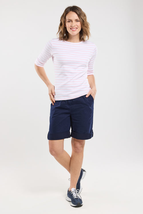 Marinière manches 3/4 - coton épais - Armor-lux - 2