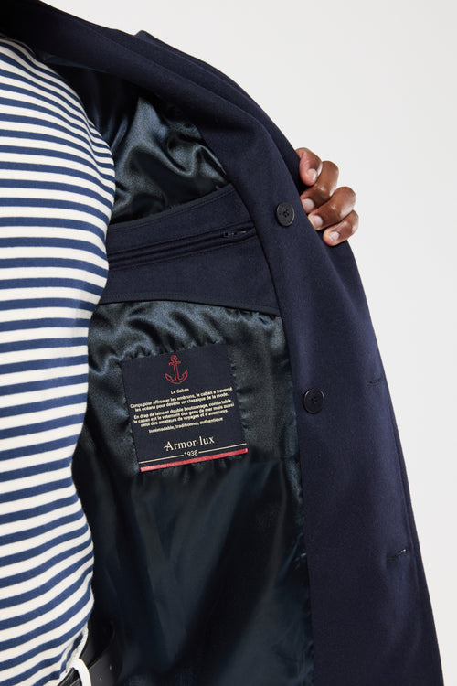 Caban bicolore Fort Cigogne - drap de laine - Armor-lux - 4