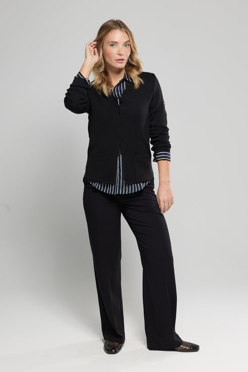 V-neck cardigan - wool and acrylic - Armor-lux - 3