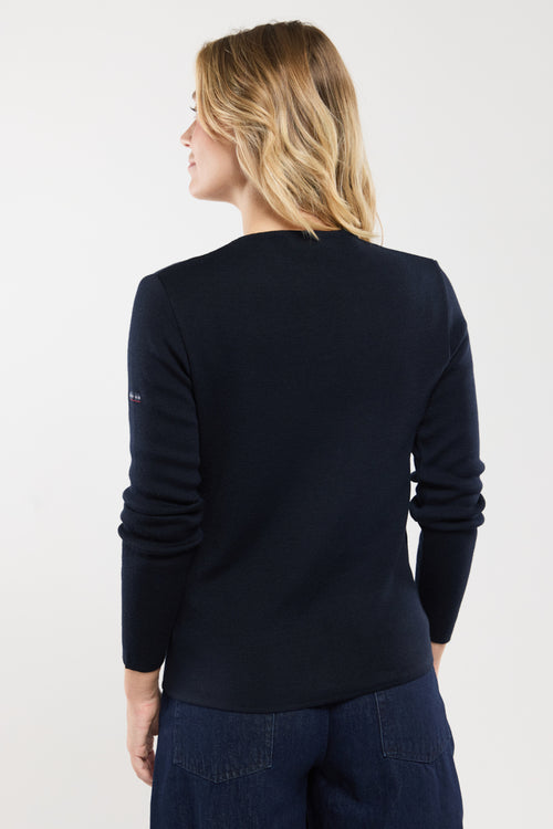 V-neck cardigan - wool and acrylic - Armor-lux - 4