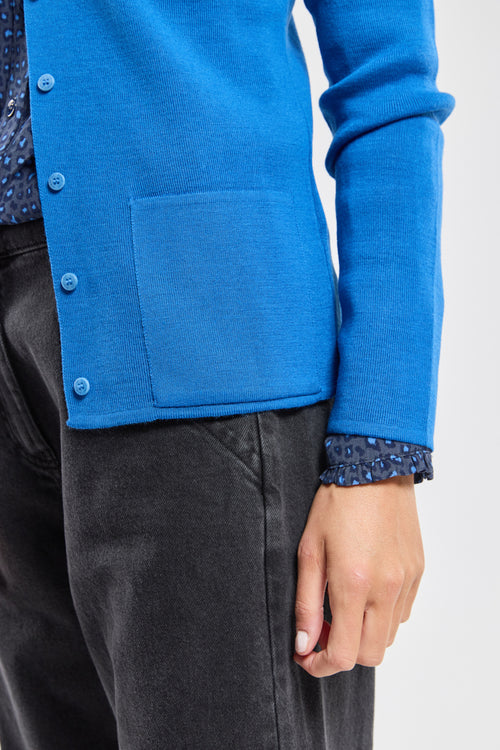 V-neck cardigan - wool and acrylic - Armor-lux - 4