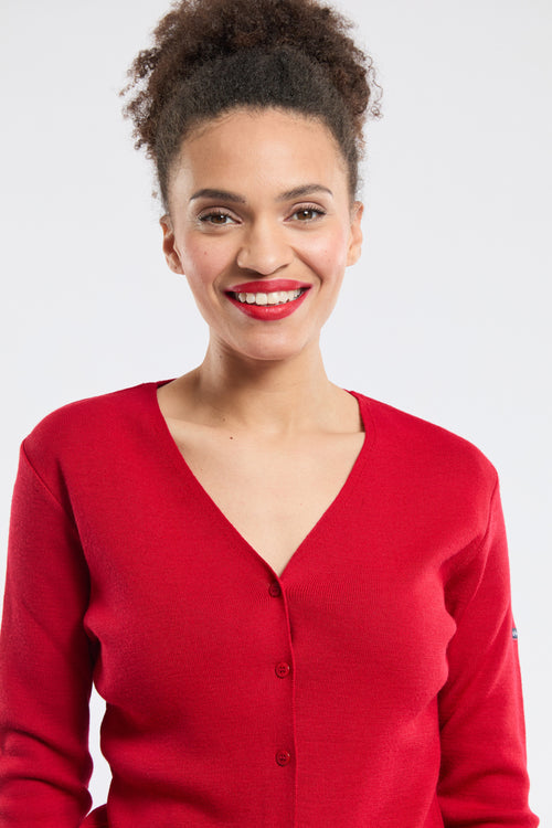 V-neck cardigan - wool and acrylic - Armor-lux - 2